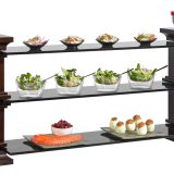 Classic Riser   picioare bufet, finisaj nuc, aspect clasic