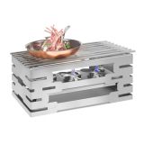 MULTI CHEF   chafing dish, blat grill, inox periat, suport spirtiere