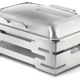 MULTI CHEF   chafing dish, capac basculat, inox periat, suport spirtiere