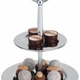 Bomboniera Elegance realizata din inox, usor de asamblat, dimensiuni 10.5 si 15cm