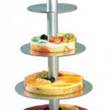 Suport tort cu 5 nivele, demontabil, inox, inaltime 1,67m