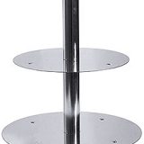 Suport tort nunta 3 nivele, inox, demontabil, diametre 20, 26, 32cm