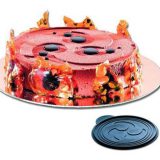 Disc din silicon pentru decorarea deserturilor, Decor Spirala diametru 24cm