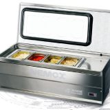 Fresh Magic Pro 100, stand expunere si servire inghetata, tavi GN, 3 vaschete a 3litri