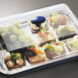 Tava rece pentru prajituri, capac transparent si doua elemente de racire