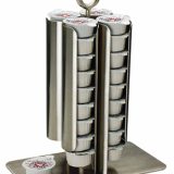 Dispenser pentru cutiute lapte, inox, primeste aproximativ 40 doze