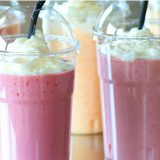 Pahare pentru frappe sau shake, cu sau fara capac, polistiren , rezistente pana la +100 grade C, capacitati disponibile 300, 390 sau 620 ml