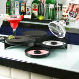 Glazurator pahare cu 2 compartimente pentru sare si pentru zahar, material plastic