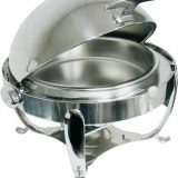 Chafing dish Premium, rotund sau dreptunghiular, capac roll top