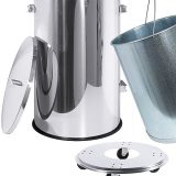 Cosuri de gunoi cu pedala, cu sau fara suport pe role, constructie inox, galeata detasabile