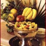 Elegance Supreme    cupa prezentare si seervire, inox, decoratiunii n relief