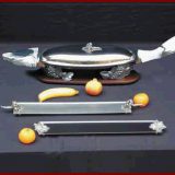Elegance   tavi expunere si servire inox, finisaje exceptionale, forme si dimensiuni diverse