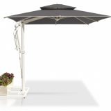Pagoda, umbrela terasa patrata, latura 3metri, aluminiu lacuit