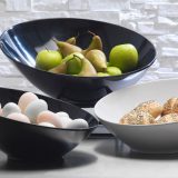 Sheer Bowls   boluri servire, linii simple, perfecte, finisaj alb portelan sau negru