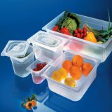 Tavi (vaschete) GastroNorm polipropilena, toate dimensiunile GN standard, cu sau fara capace, perforate sau nu