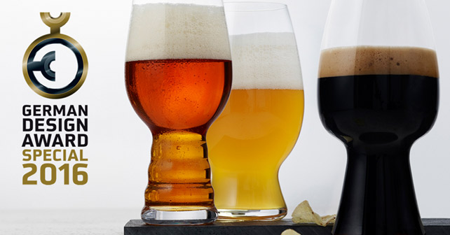 spiegelau craft beer glasses german design award 2016